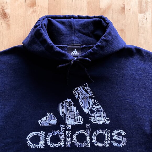 Adidas Badge of Sport Toronto Hoodie Men's Small - Picture 2 of 4